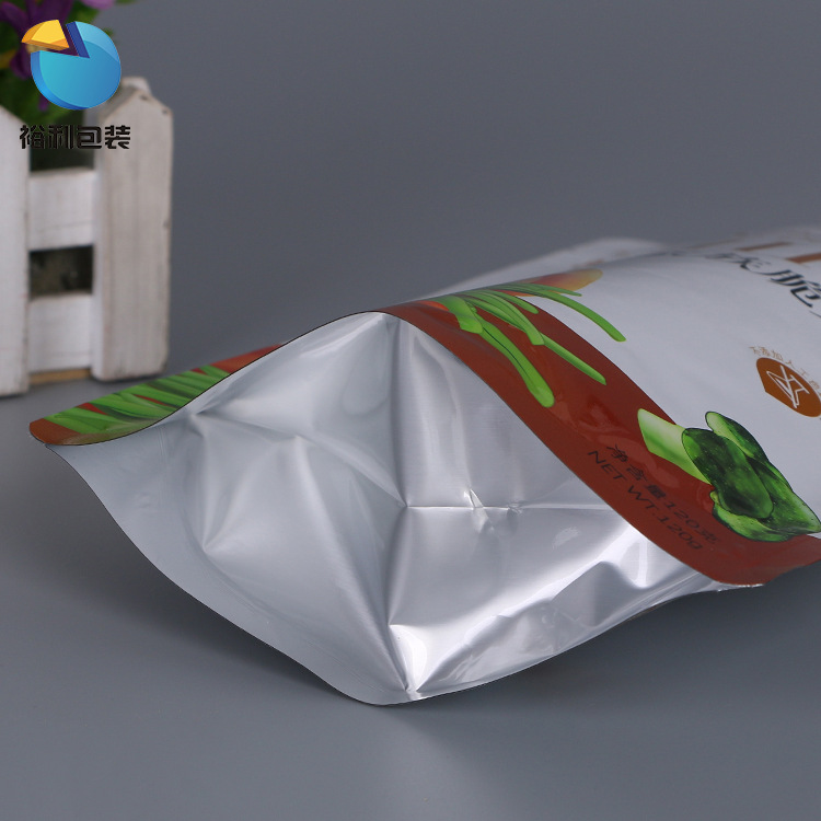 塑料镀铝铝箔食品真空包装袋糖果杂粮零食干果自立自封袋