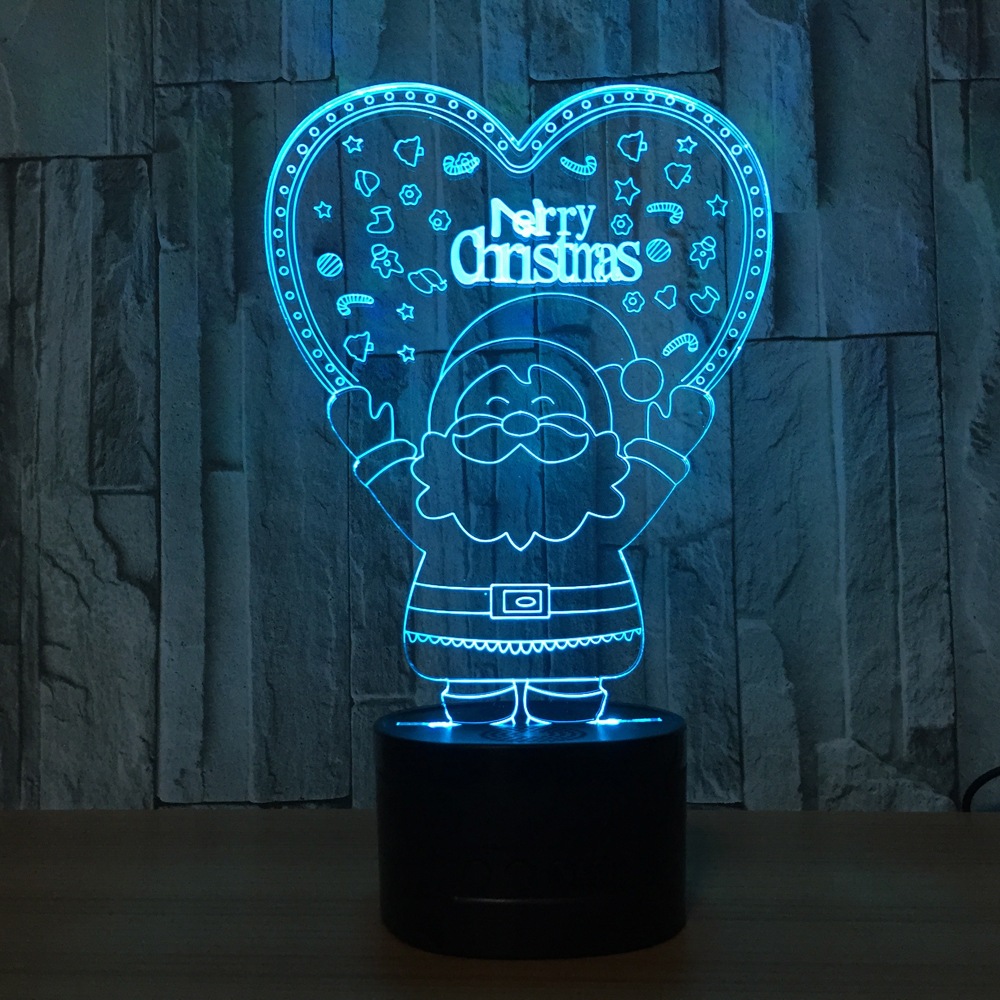 3D灯 七彩触控LED视觉灯 气氛礼品台灯