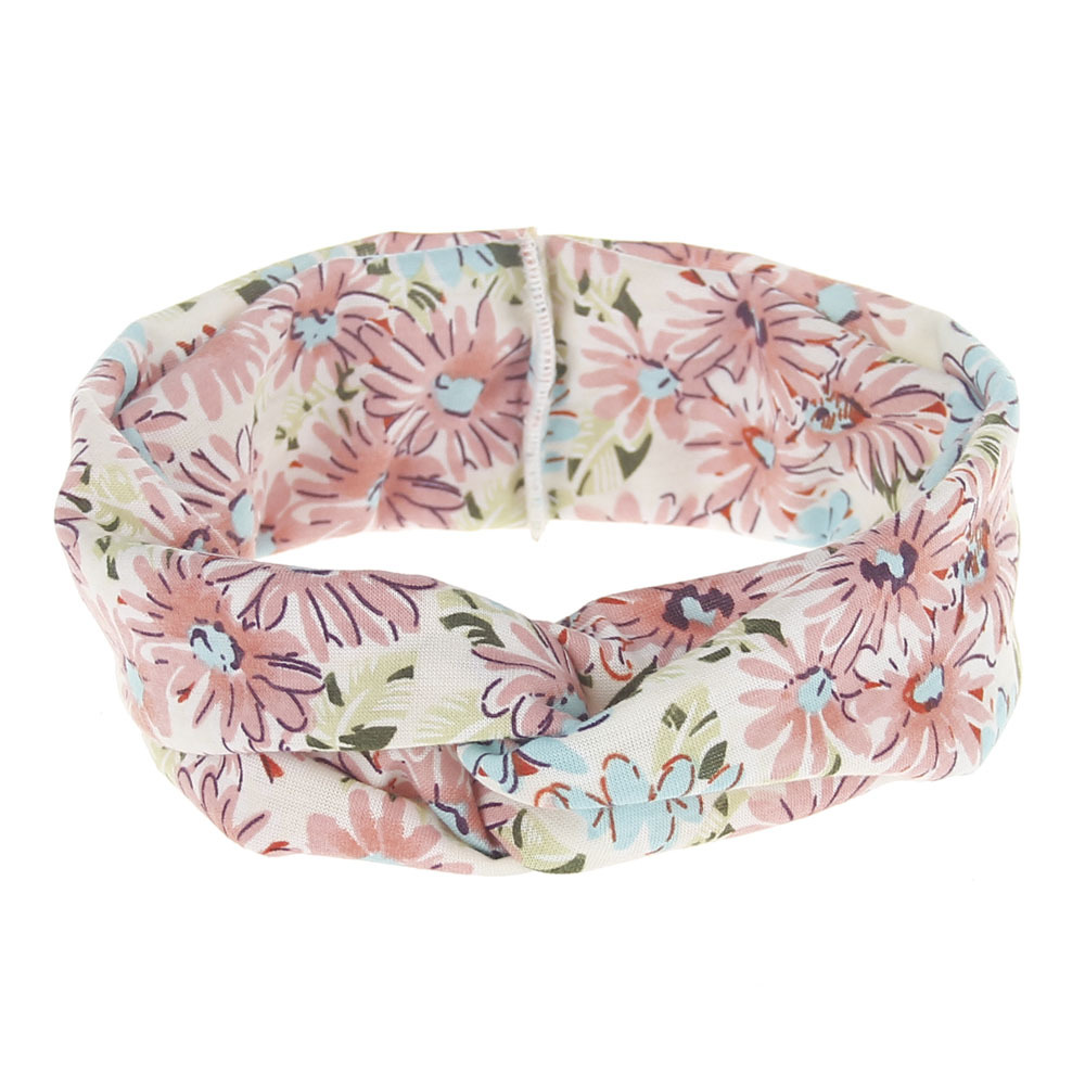 Printemps Nouveau Cheveux Accessoires Bohème Bandeau En Coton Imprimé Croix Bandeau De Bande De Cheveux Enfants Européen Et Américain 9 Couleurs 2021 display picture 10