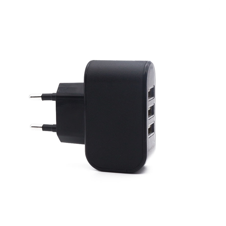 Creative Led Luminous 3 Plug Smart Multi-port Usb Charger display picture 21