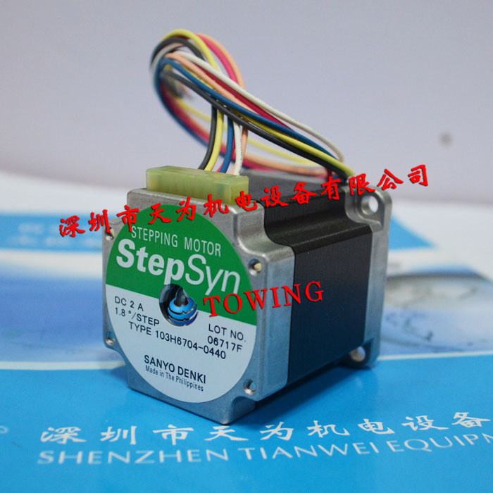 【实物拍摄】日本三洋 103H6704-0440 步进电机
