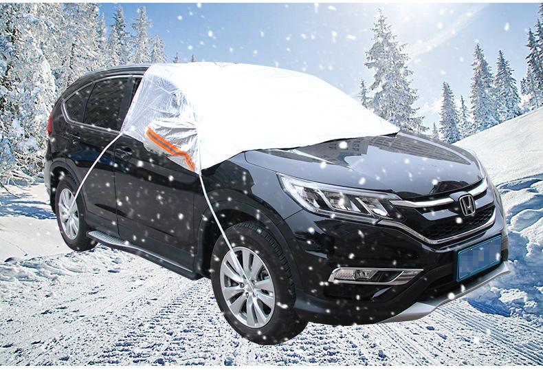 Aluminum Film Half Cover Car Cover Camouflage Car Cover Car Windshield Half Cover Car Cover Snow Shield Sun Shield