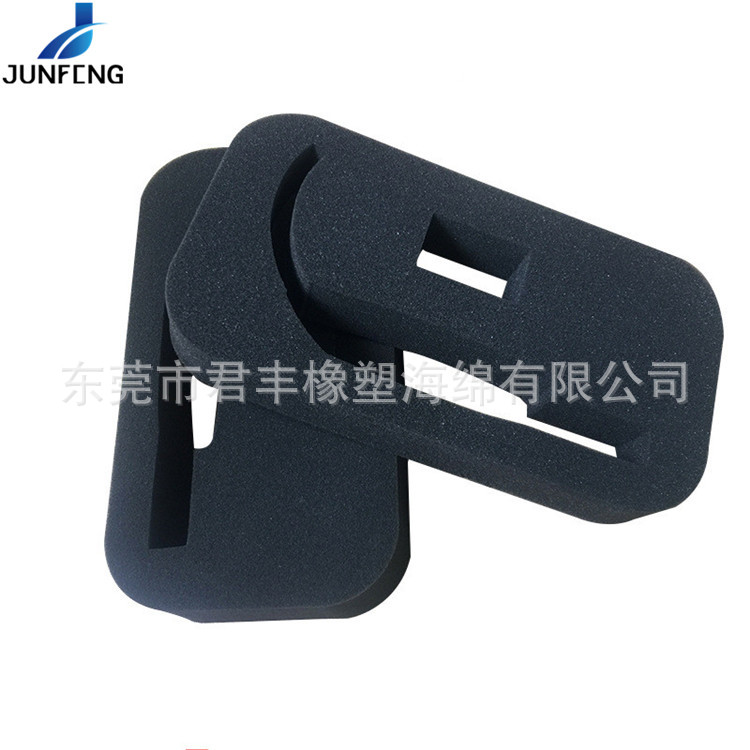 君丰供应 调料瓶包装泡棉内衬 调料黑色定位包装瓶防震海绵