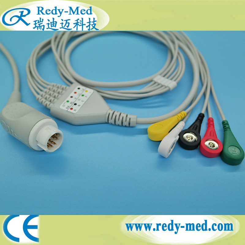 心电导联线VM4 vm6 vm8 MP20 MP30 40 50金科威监护仪GS10