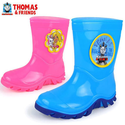新款托馬斯兒童雨鞋 寶寶中筒防滑運動型水晶靴 男童女童雨靴批發
