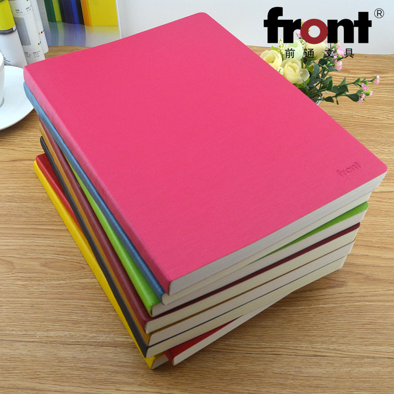 Qiantong 앞 노트북 DV69-B501 학생 두꺼운 메모장 크리에이티브 저널 사무실 문구 큰 책