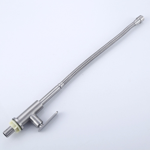 Cross Mirror E-commerce 304 Stainless Steel Universal Rotating Single Cold Kitchen Faucet Dish Basin Sink Faucet Factory Direct Sales