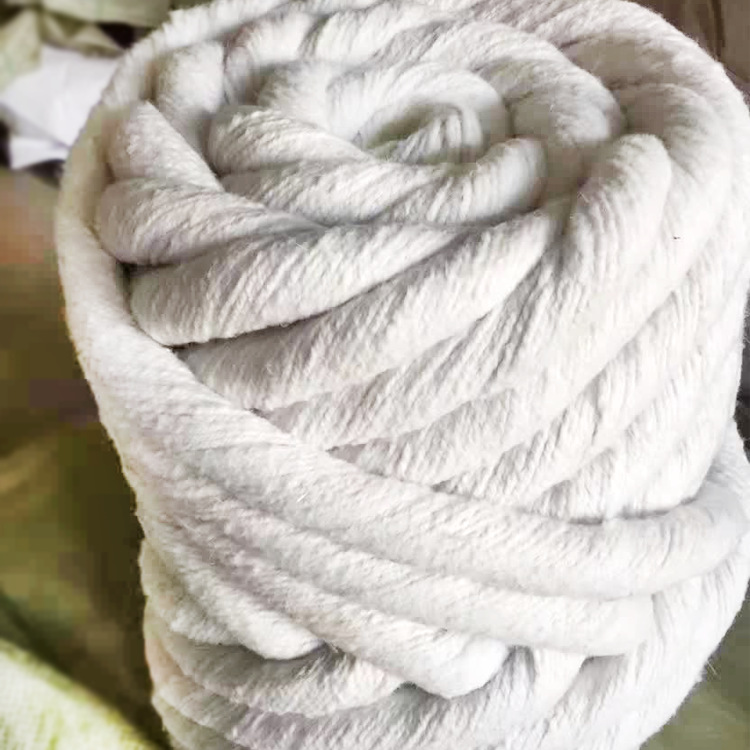 厂家直销耐高温陶瓷纤维绳 耐火防火材料 防腐高温管道专用纤维绳|ru