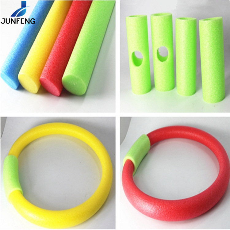 珍珠棉棒印刷LOGO游泳浮力面条泡沫棒 优质珍珠棉批发可制作