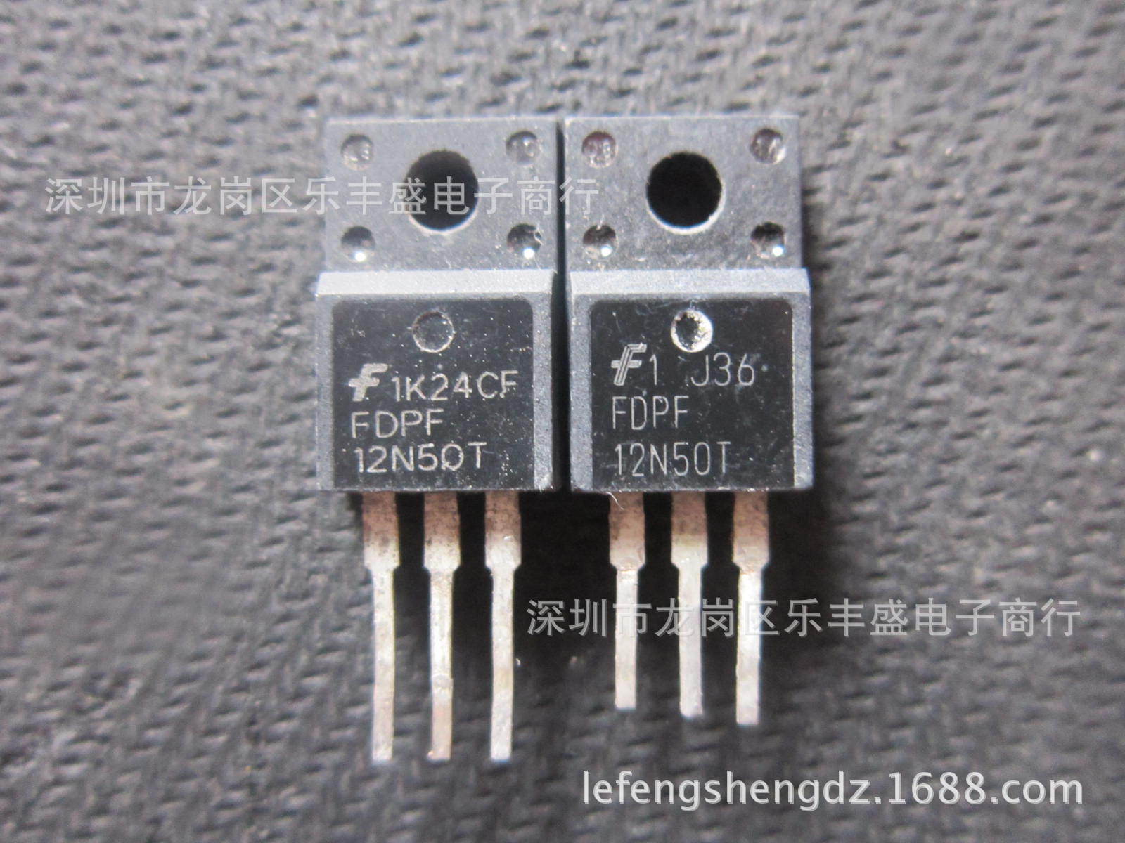 FDPF12N50T 拆机仙童 TO-220F 12A 500V N通道 功率MOS
