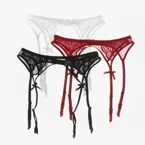 28834 Sexy Lace Garter Belt, Erotic Style, European & American Export, Original Order—Available in Black, Red, and White