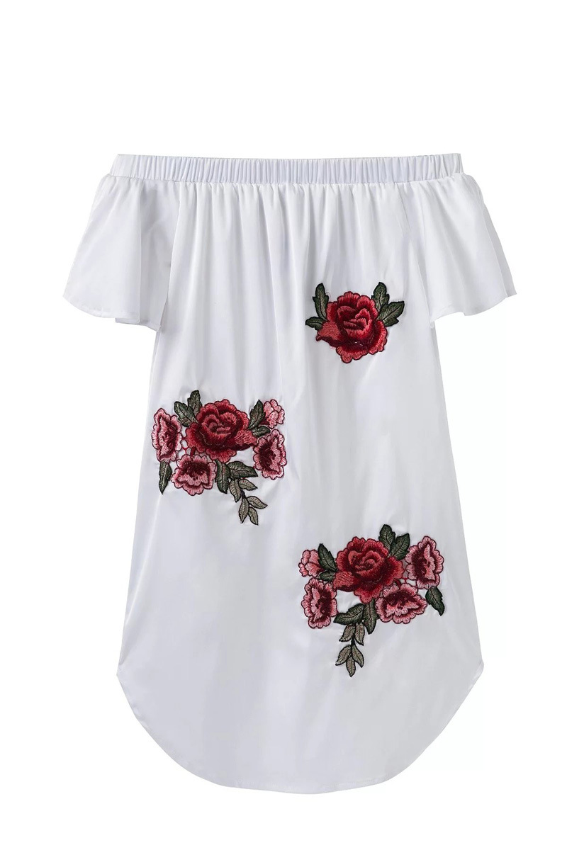 Women's Regular Dress Vacation Boat Neck Short Sleeve Flower Above Knee Outdoor Daily Beach display picture 3