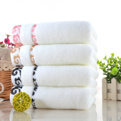 Manufactor goods in stock wholesale Untwisted Clouds towel advertisement gift towel Embroidery LOGO Custom processing
