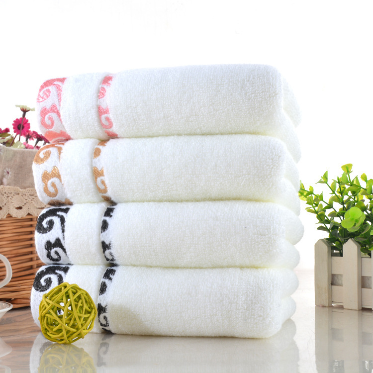 Manufactor goods in stock wholesale Untwisted Clouds towel advertisement gift towel Embroidery LOGO Custom processing