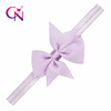 Children's hairgrip with bow, headband handmade, elastic accessory, 20 colors, Korean style