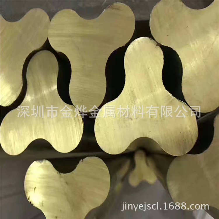金烨金属 直销h59黄铜排 装饰h62黄铜扁条 环保黄铜条