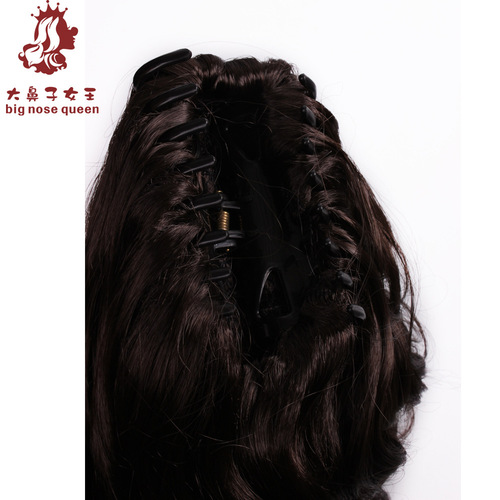 Brand Retro Claw Clip Long Volume Horse Tail Cross-border Wholesale European and American Fashion Women's Volume Horse Tail Hair Extensions