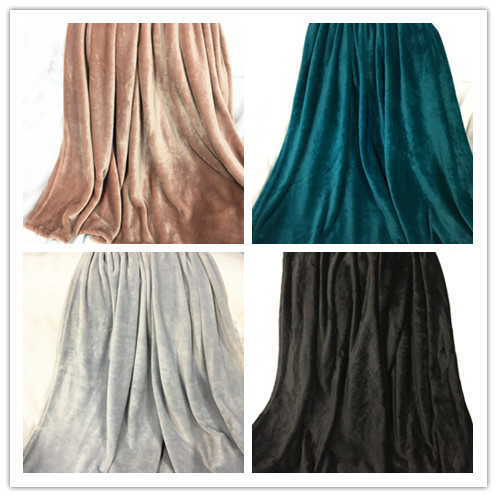 direct deal Customizable home Super soft Flannel Hairfalling mink Cashmere blankets wholesale