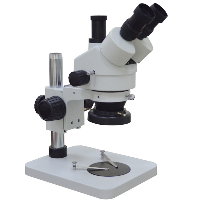 双目AV显微镜三目工业电子放大镜 手机线路板维修专用高清显微镜