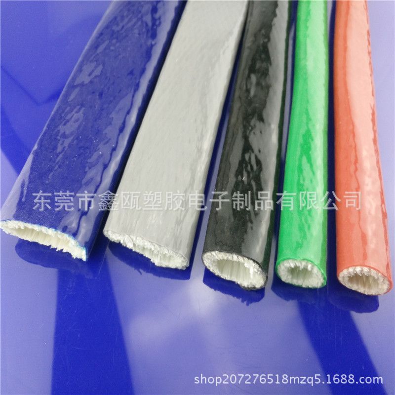 厂家批发 绝缘耐火管 玻璃纤维防火套管 筒式防火管 规格全