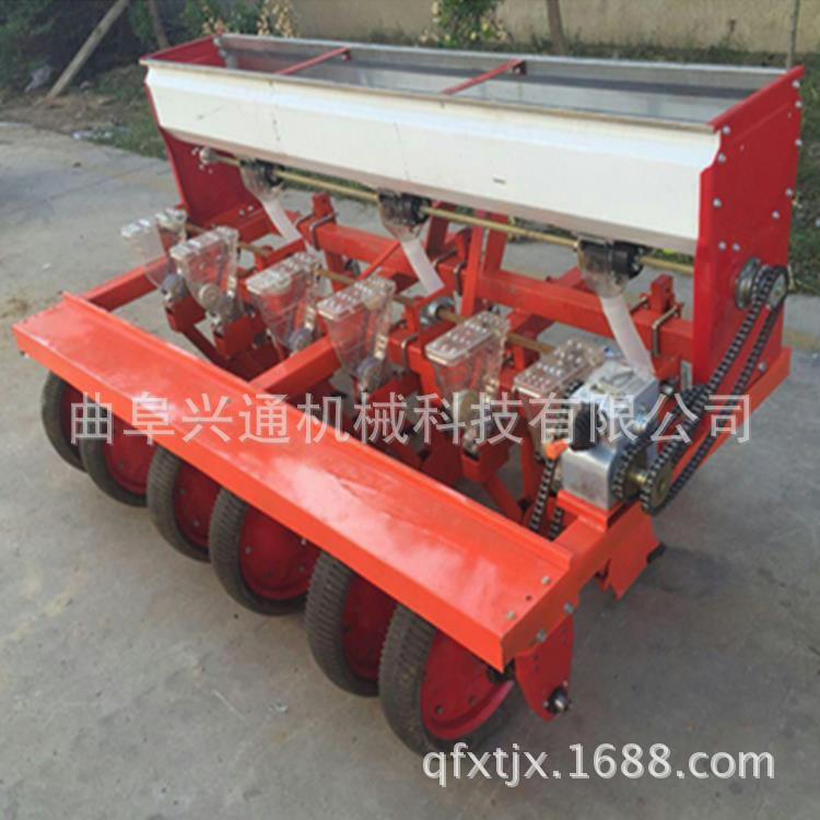 谷子精量播种株行距可调播种机 娃娃菜种子精播机 香菜精播机