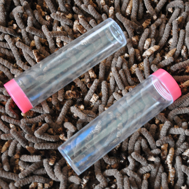 PS透明圆筒形塑料包装盒 纪念币收纳盒 厂家供应