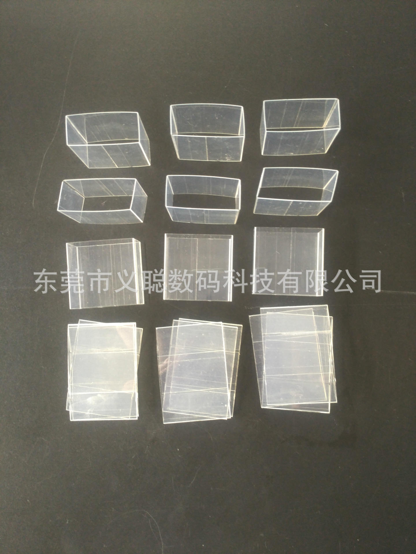 厂家直销粘好四方成型硬膜L33*W33H*14MM33 PE扎带折好方形膜
