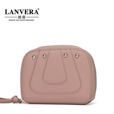 包包女2020新款韩版短款多卡位钱夹真皮钱包女头层牛皮卡包零钱包|ms