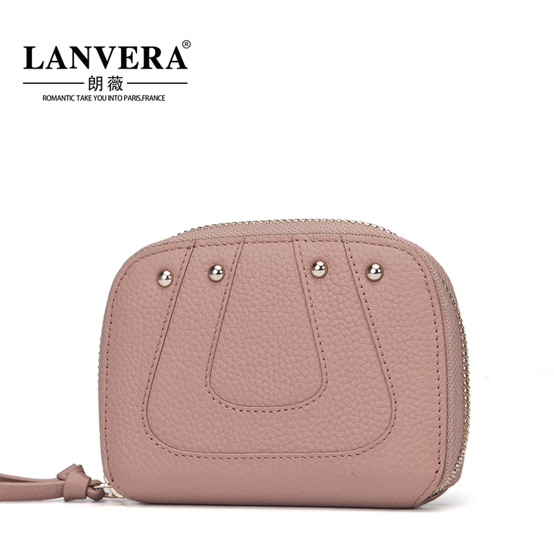 包包女2020新款韩版短款多卡位钱夹真皮钱包女头层牛皮卡包零钱包|ms