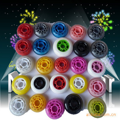 溜冰鞋 輪滑灌注輪PU 輪 庫存清貨 清倉高彈軟輪80.76.72.70.58