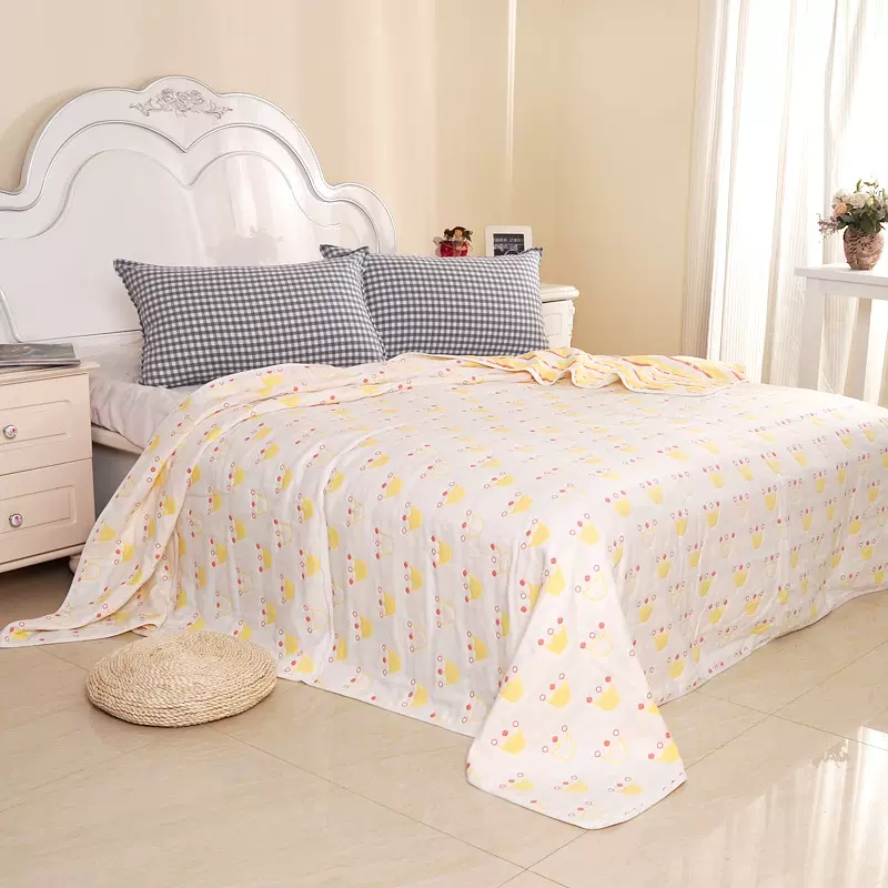 厂家批发 6层纱布毛巾被 单人双人床单 夏季午睡空调被夏凉被批发