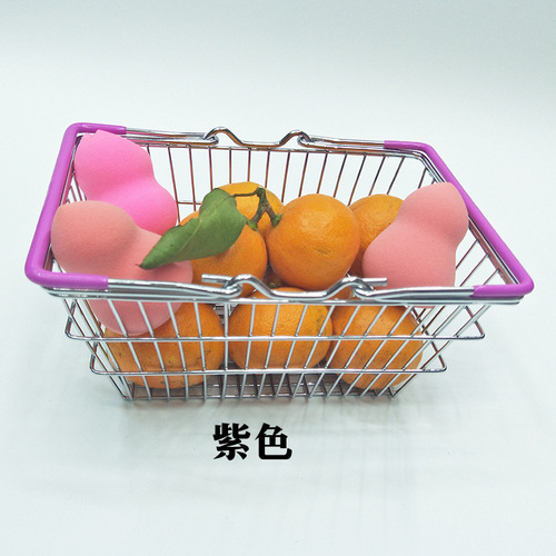 Cross-border Amazon mini supermarket shopping basket, portable makeup basket, play house toys, photography accessories wholesale