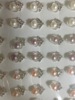 Earrings from pearl, accessory, 6/7mm