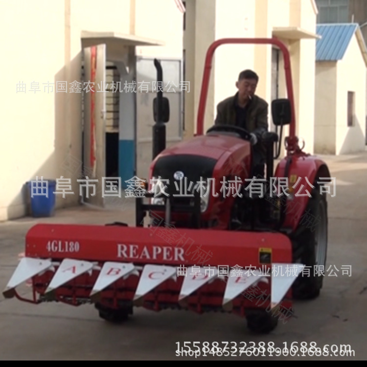 二连浩特链条传动大豆收割机 悬挂式收割机