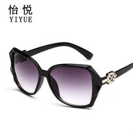 欧美时尚太阳镜5045 潮女士新款大框墨镜 防紫外线气质眼镜批发