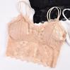 Lace short underwear, bra top, T-shirt, straps, top with cups, lace dress, lifting effect, worn on the shoulder