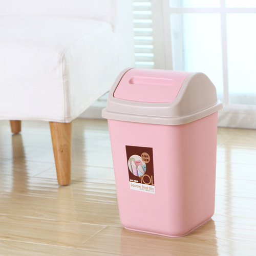 Trash can, household bathroom kitchen lid storage bucket, cover with classification trash can manufacturer wholesale