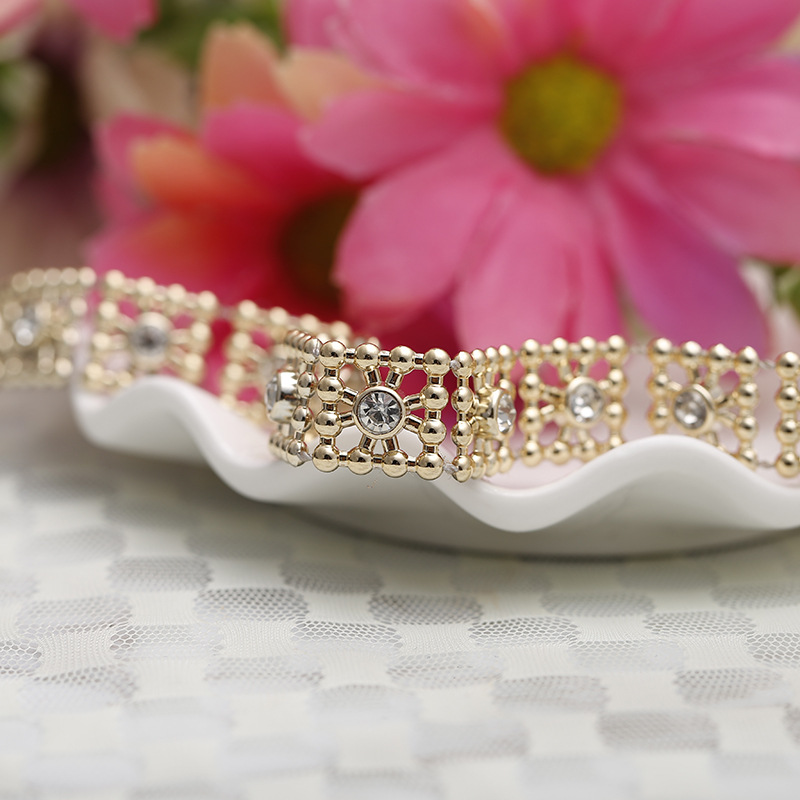 厂家直销uv电镀花型线钻服装童鞋头箍发夹工艺品辅料钻饰配件服饰