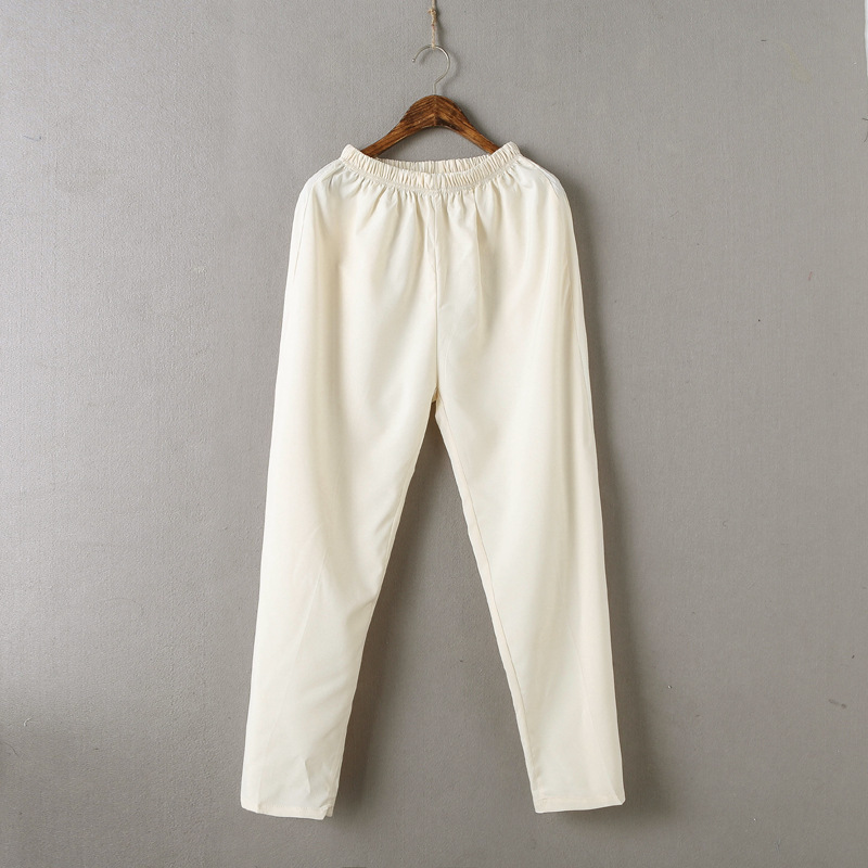 yw/10*5 Casual Pants for the Elderly Spring and Autumn Medium Thick/Summer Thin/Winter Plus Velvet Men's Middle-aged and Elderly Elasticized Loose Pants yw/10*5 Casual Pants for the Elderly Spring and Autumn Medium Thick/Summer Thin/Winter Plus Velvet Men's Middle-aged and Elderly Elasticized Loose Pants