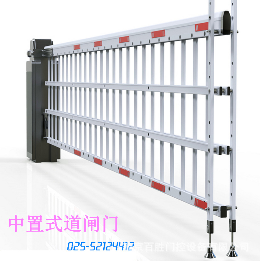 百胜新型中置式道闸门、智能道闸挡车器 空降闸 大型企业门-阿里巴巴