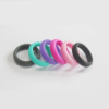 Silicone ring, jewelry, 5mm, European style, wholesale