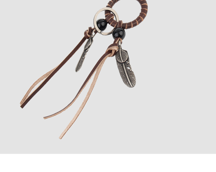 树叶流苏钥匙扣_15