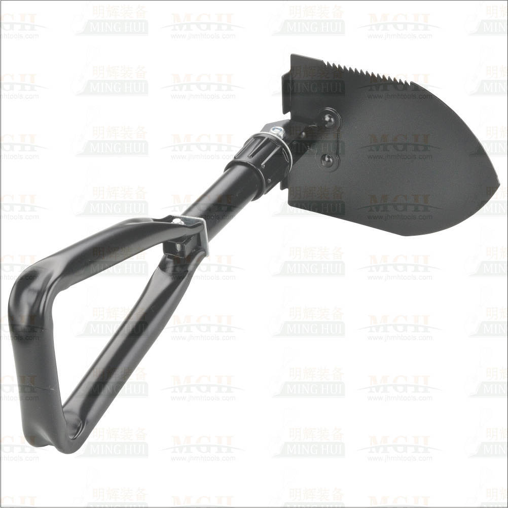 中号多功能工兵铲折叠铁锹 车载自救防身德式 户外野营工具|ru