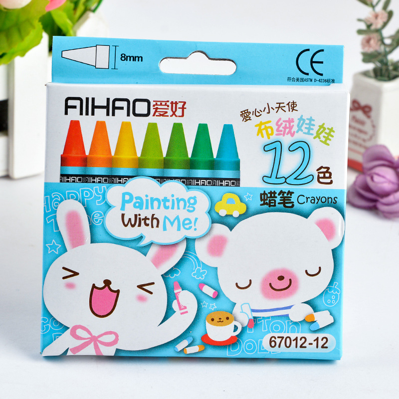160g Weight Plastic Material Wholesale Children's Rotating Crayons Washable Not Dirty Hand Painting Graffiti Pen 5