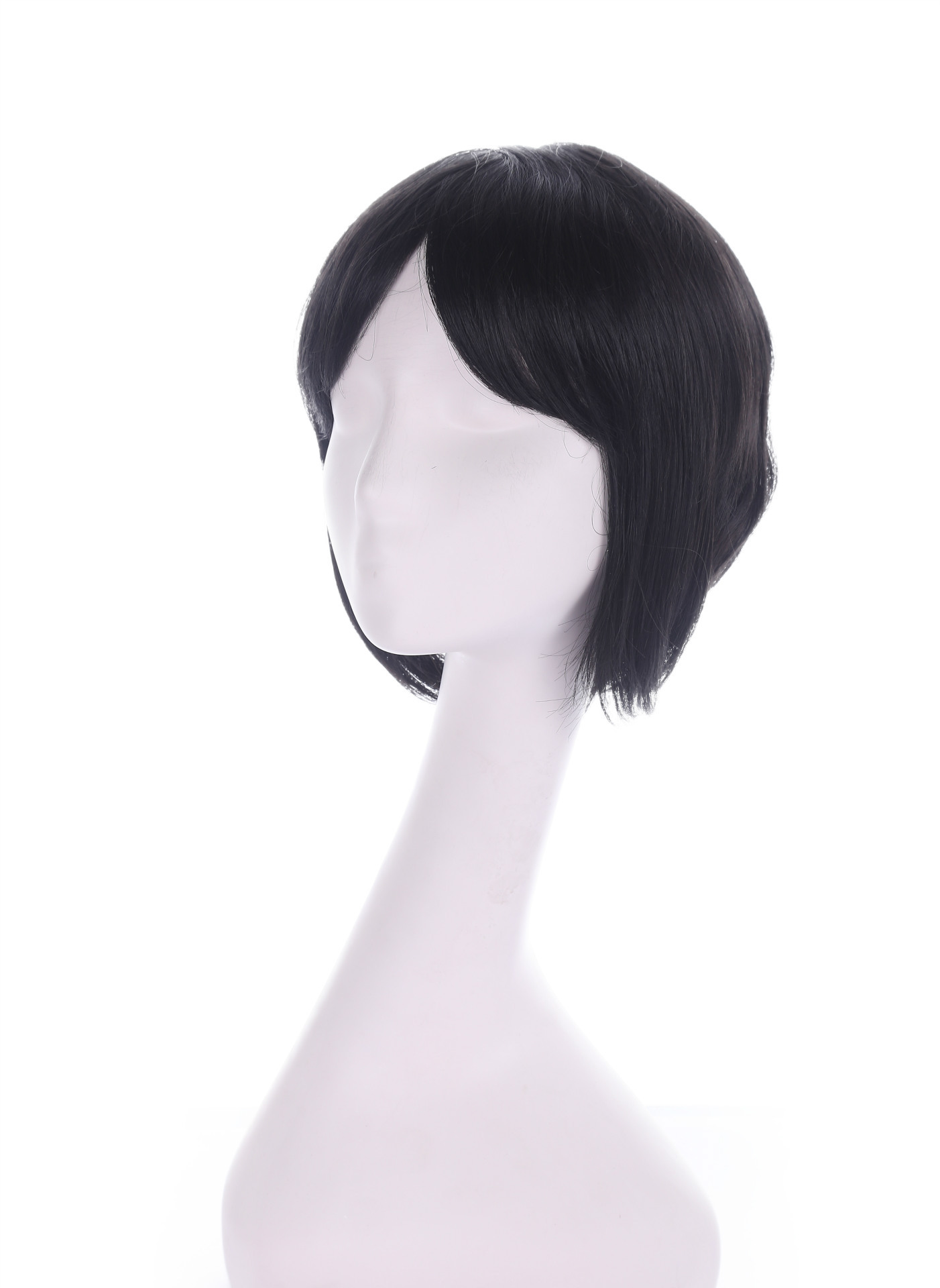 H062 Cabello corto negro damas europeas y americanas