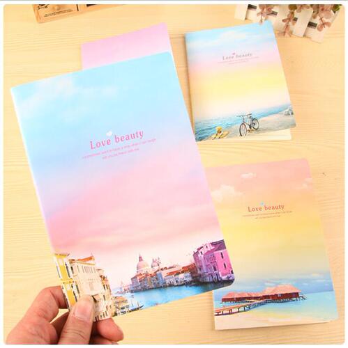 Korean stationery A5 notebook with thread, fresh and cute 32k student notebook, soft surface copybook wholesale