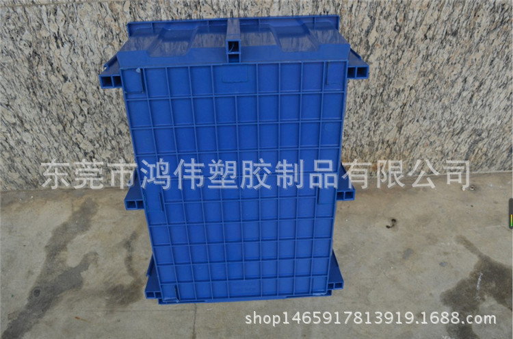 供应贵州贵阳组合式斜口零件盒 蓝色大号塑料箱 组立物料盒