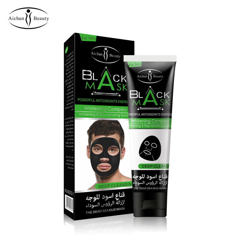 AIchun man nursing Blackhead Facial mask Acne Cleansing Oil control Shrink pores blackmask