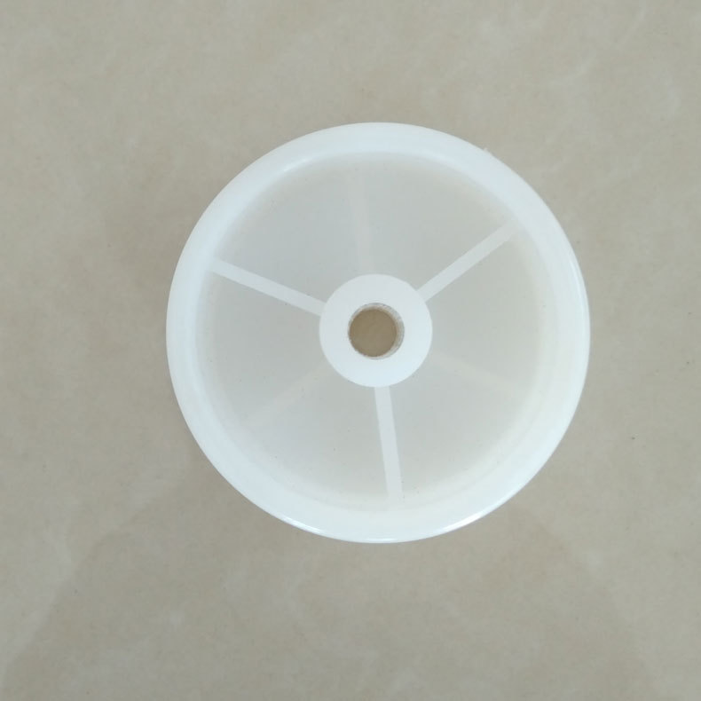 2寸白PP单轮1