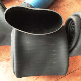 厂家订做大口径耐油胶管 布纹面缠绕胶管 黑色橡胶连接管
